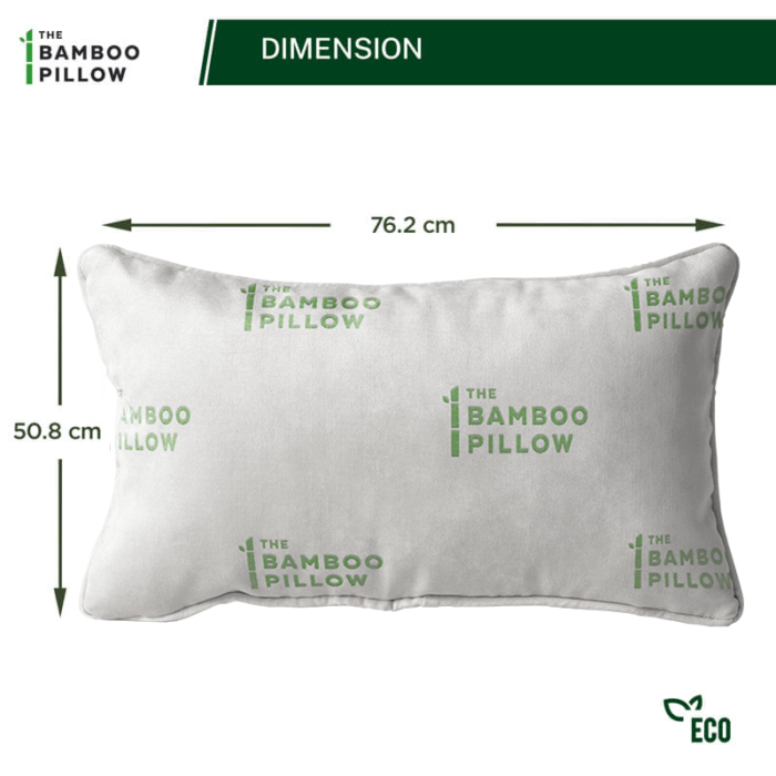Memory Foam Bamboo Pillow For Premiere Sleep The Bamboo Pillow 