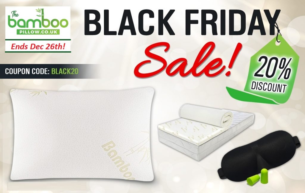 black friday deals bamboo pillow